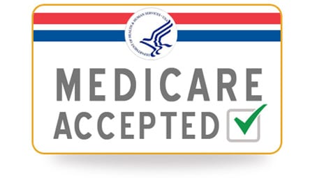 medicare accepted card with a green check mark